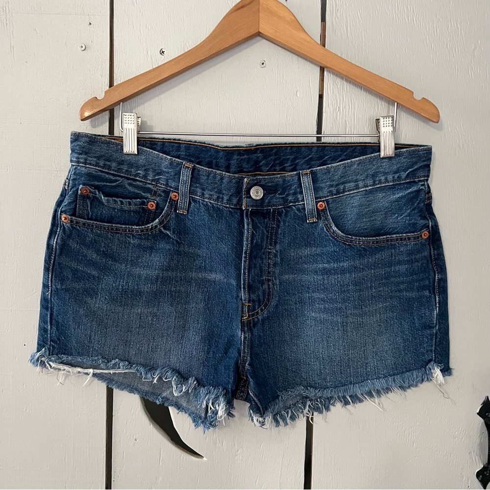 Levi's Blue Jean Shorts